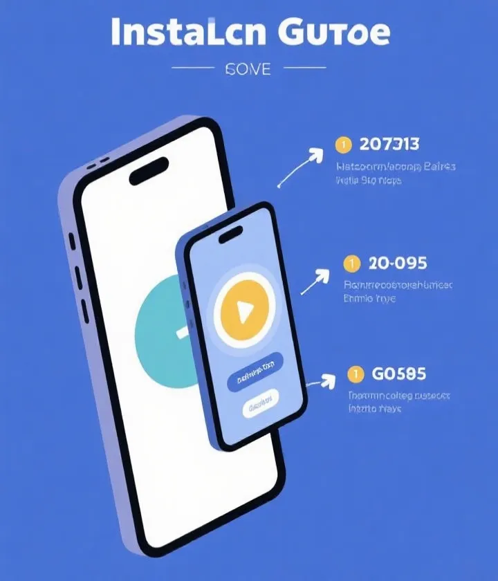 APP下载安装流程示意图